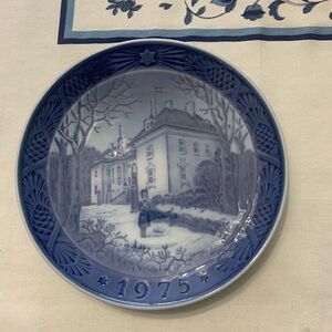 Royal Copenhagen White Porcelain Plate